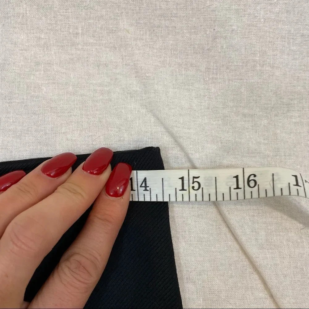 Unbranded Black Vintage‎ Pencil Skirt Back Button Panel Size Small